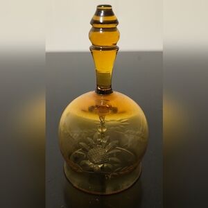 Amber Glass Decorative Art Piece